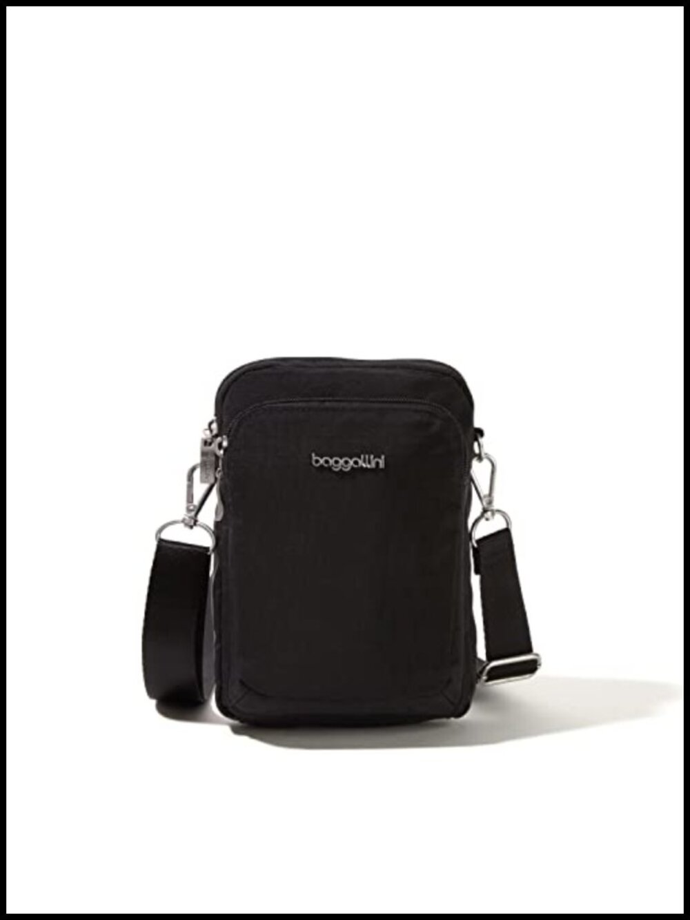Lightweight RFID Crossbody Bag with Detachable Strap
